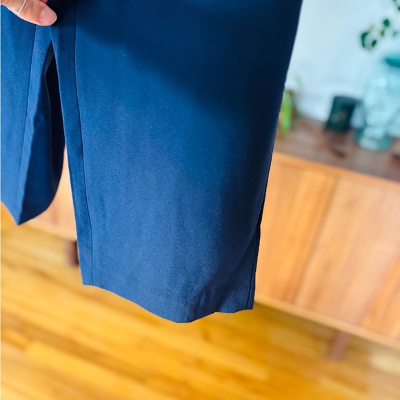 Boden Melina Navy Paperbag Waist Pants Tie Belt | Size 16/18 Plus | NWT Cord - Picture 3 of 8